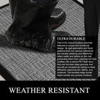 A1HC New Durable and Versatile Polypropylene Rubber Door Mat All Weather Inside Outside Door Mat