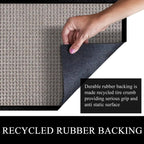 A1HC New Durable and Versatile Polypropylene Rubber Door Mat All Weather Inside Outside Door Mat