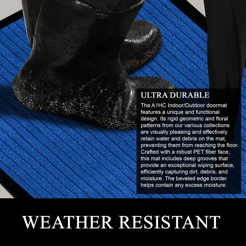 A1HC New Durable and Versatile Polypropylene Rubber Door Mat All Weather Inside Outside Door Mat