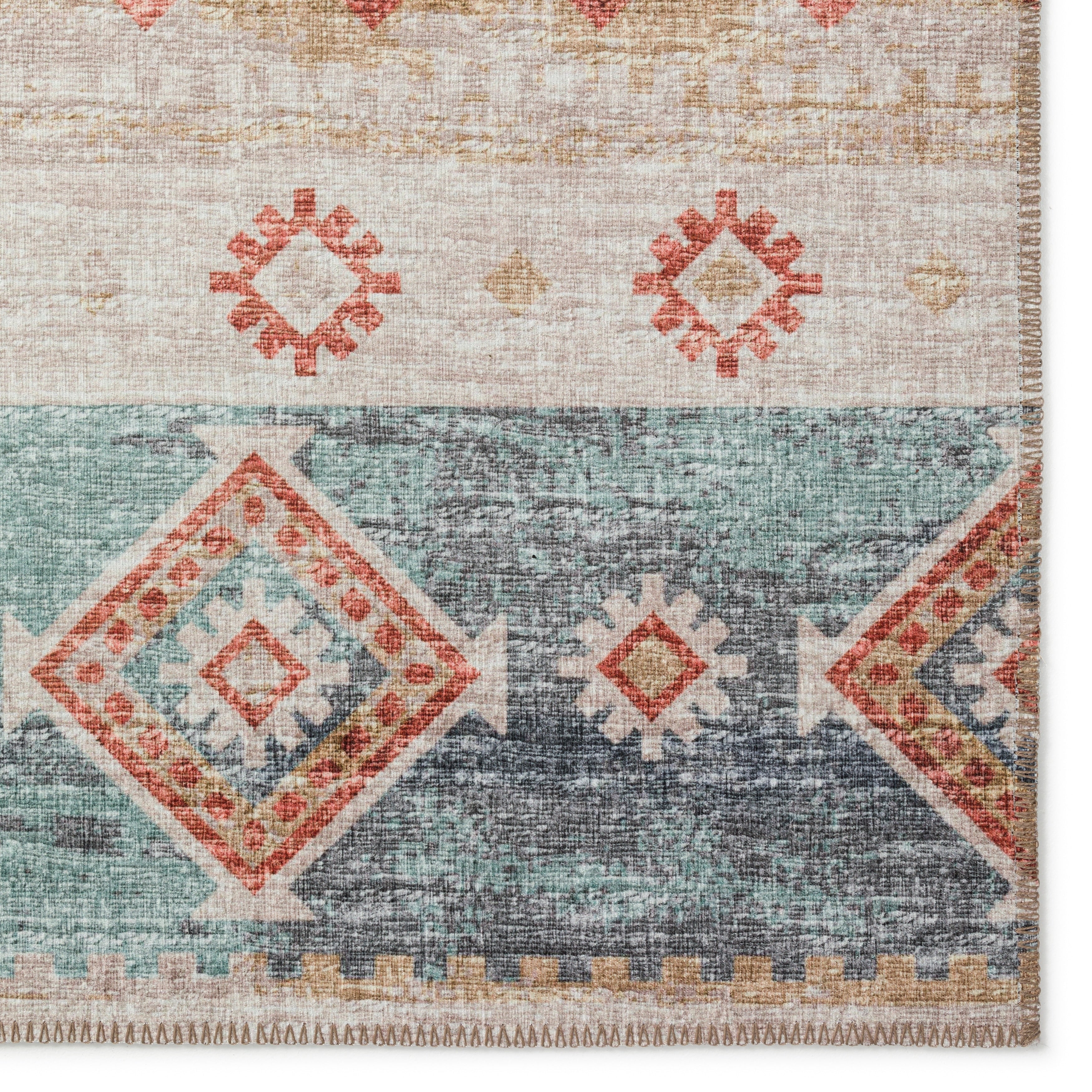 Addison Indoor/ Outdoor Yuma Southwest Boho Washable Rug