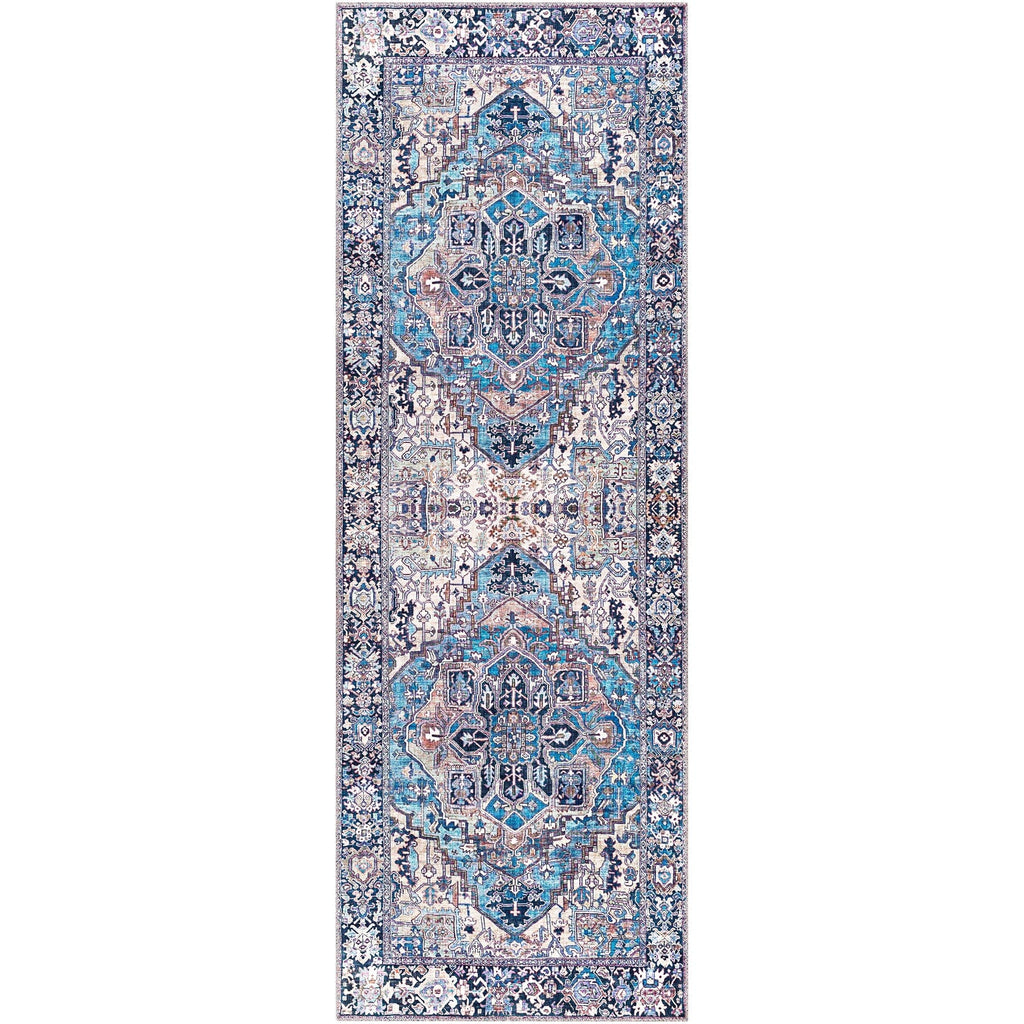 Livabliss Adenia Vintage Medallion Printed Area Rug