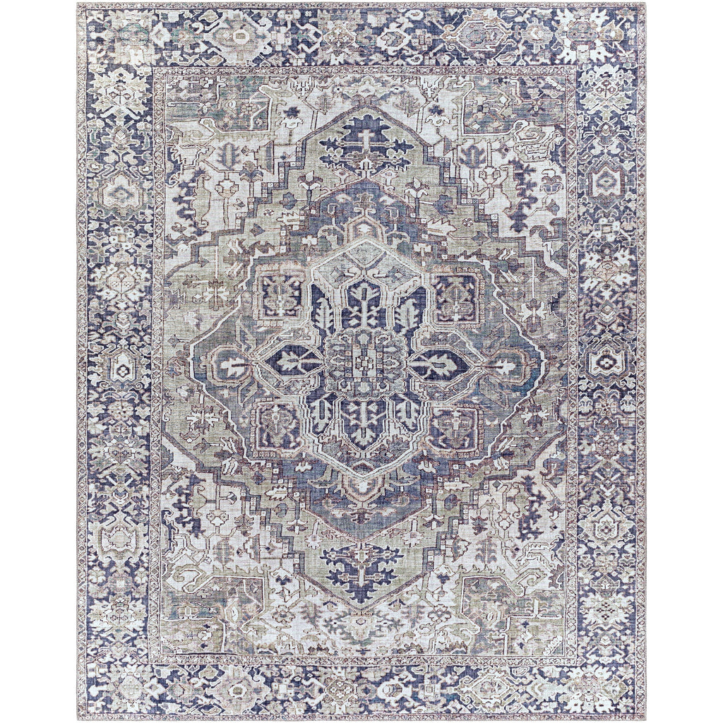 Livabliss Adenia Vintage Medallion Printed Area Rug