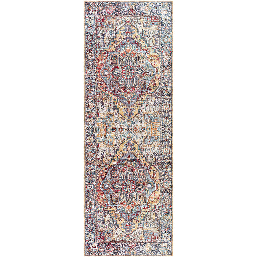 Livabliss Adenia Vintage Medallion Printed Area Rug