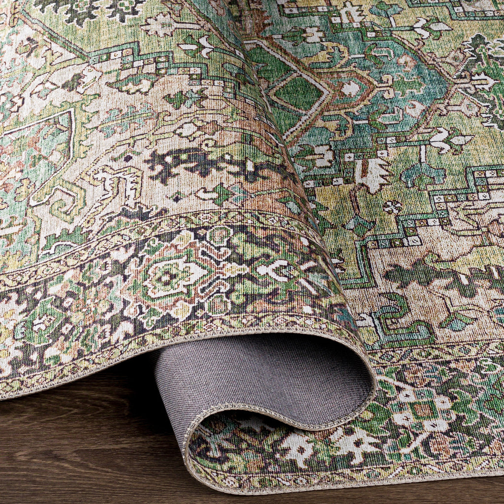 Livabliss Adenia Vintage Medallion Printed Area Rug