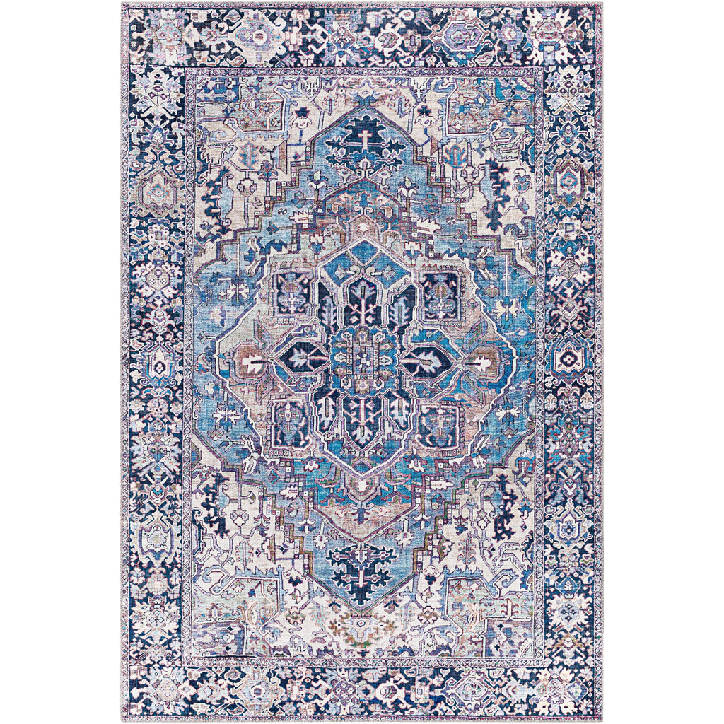Livabliss Adenia Vintage Medallion Printed Area Rug