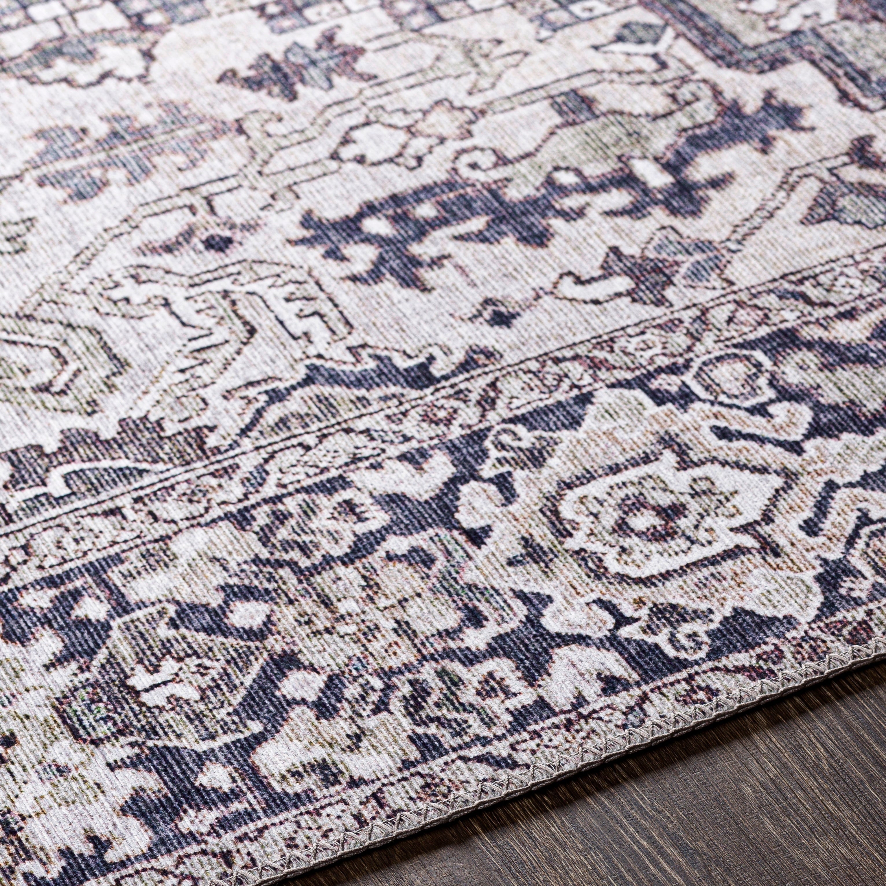 Livabliss Adenia Vintage Medallion Printed Area Rug