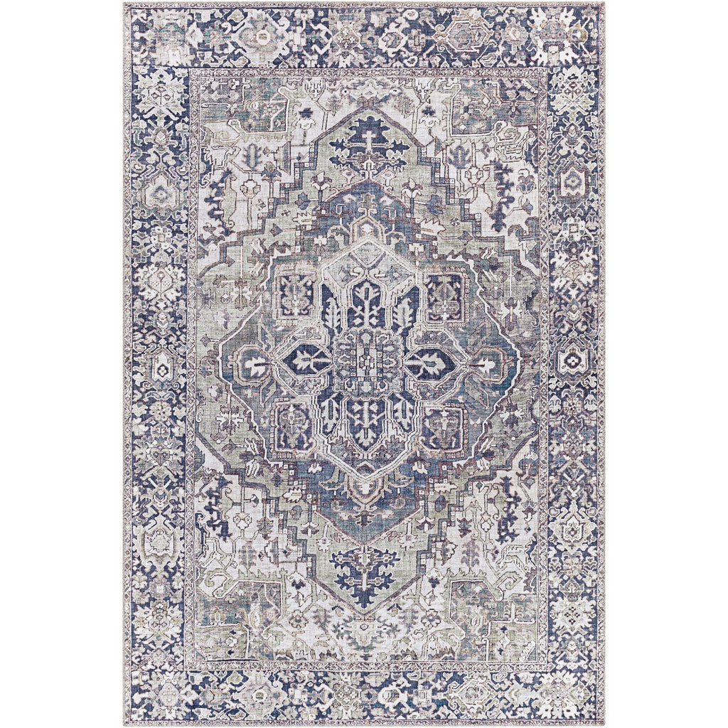 Livabliss Adenia Vintage Medallion Printed Area Rug