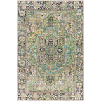 Livabliss Adenia Vintage Medallion Printed Area Rug