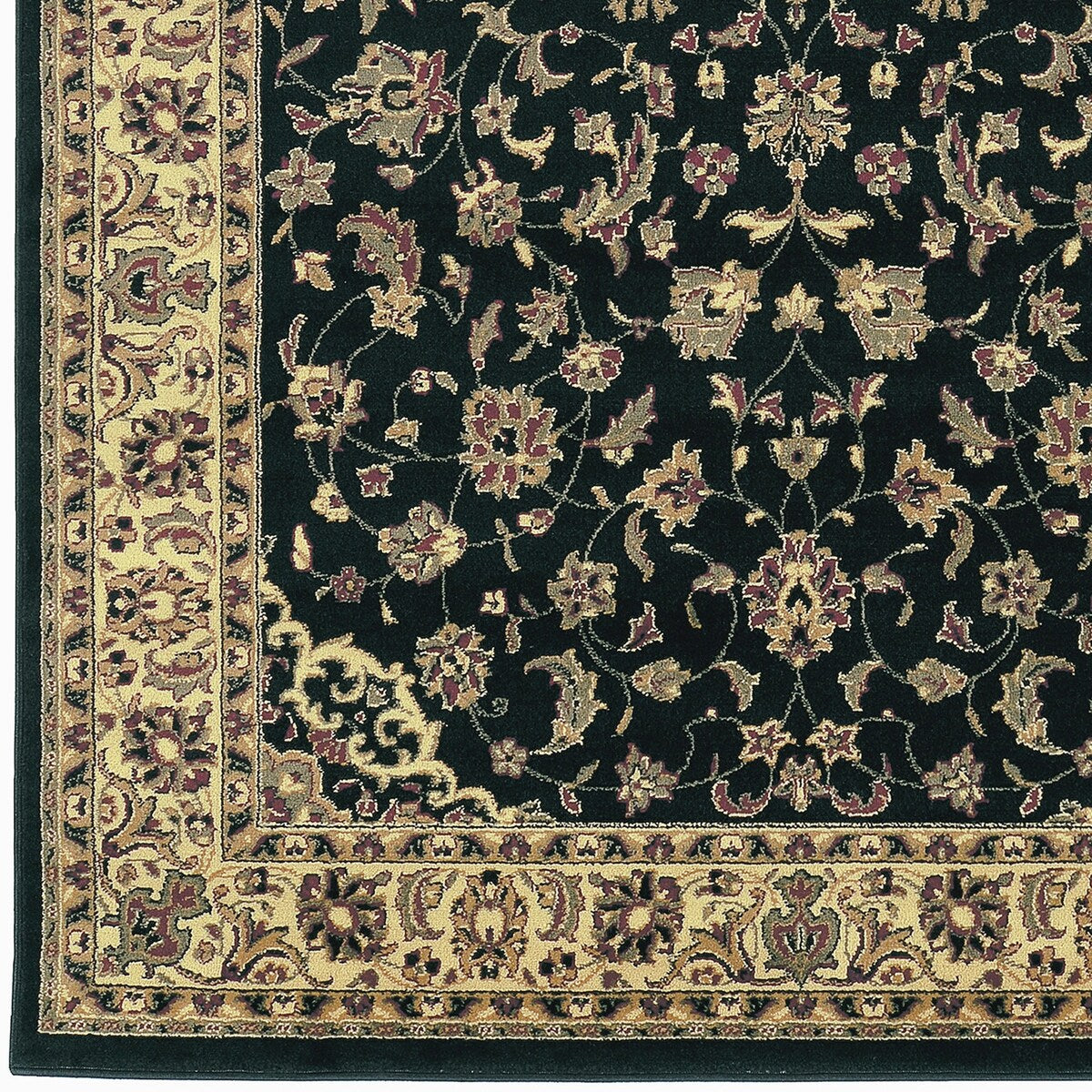 Admire Home Living Caroline Traditional Floral Sarouk Pattern Area Rug