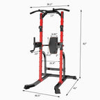 Ainfox Power Tower Multi-Function Home Strength Training Tower