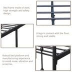 Alazyhome Simple Vintage Metal Platform Bed Frame, Easy-Assembly