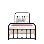 Alazyhome Simple Vintage Metal Platform Bed Frame, Easy-Assembly