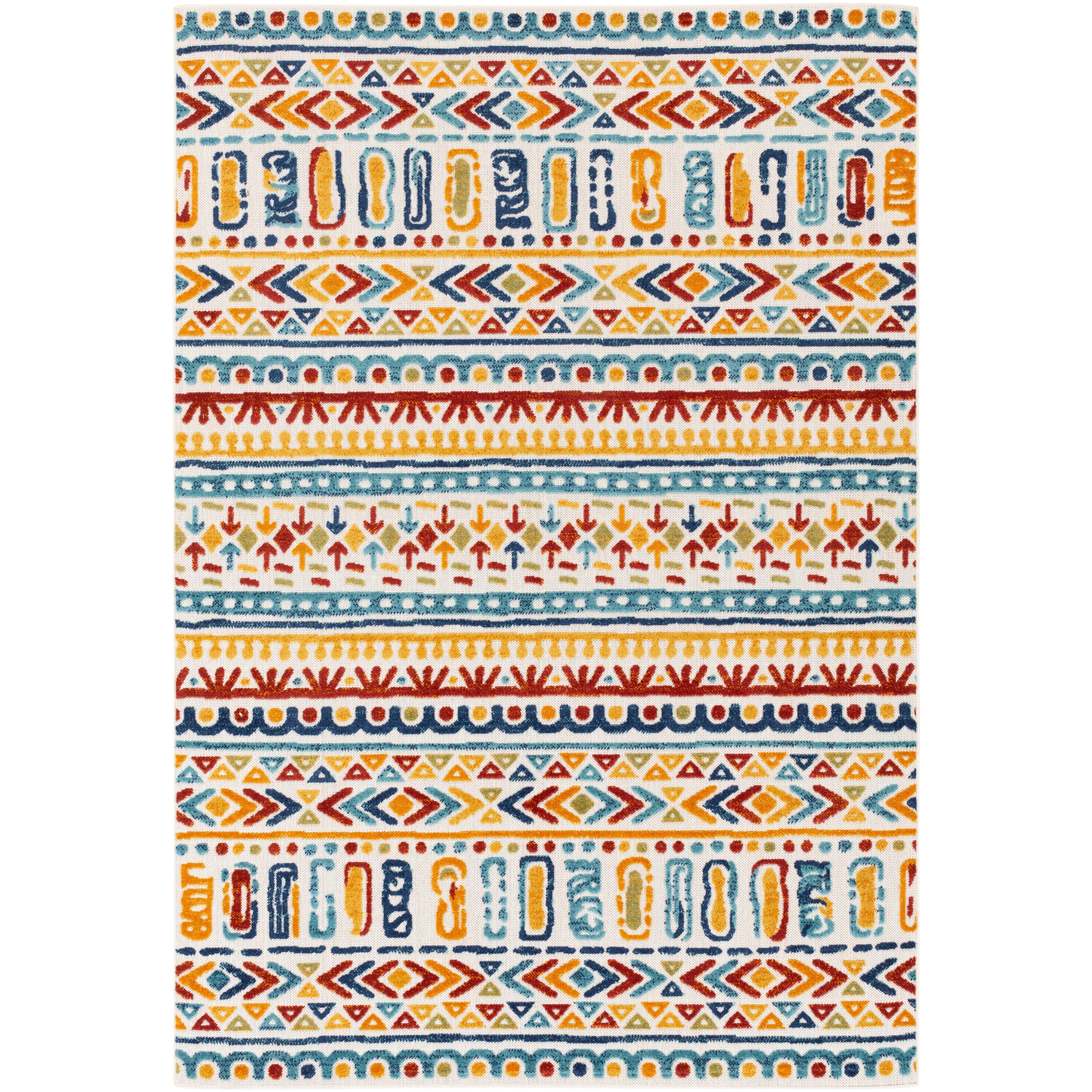 Livabliss Aldine Vibrant Boho Indoor/ Outdoor Area Rug
