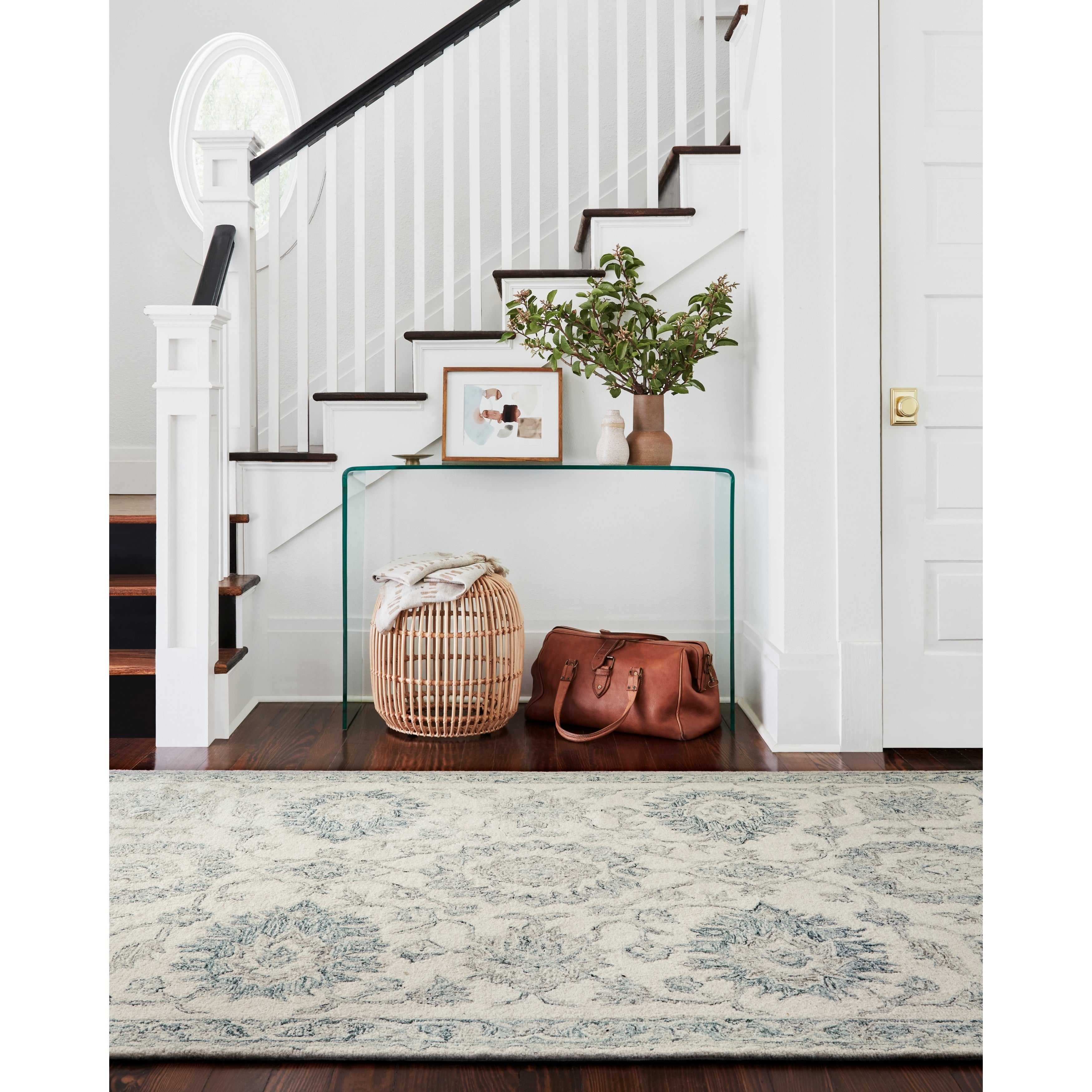 Alexander Home Annabelle Botanical Vineyard Hand-Hooked Wool Rug