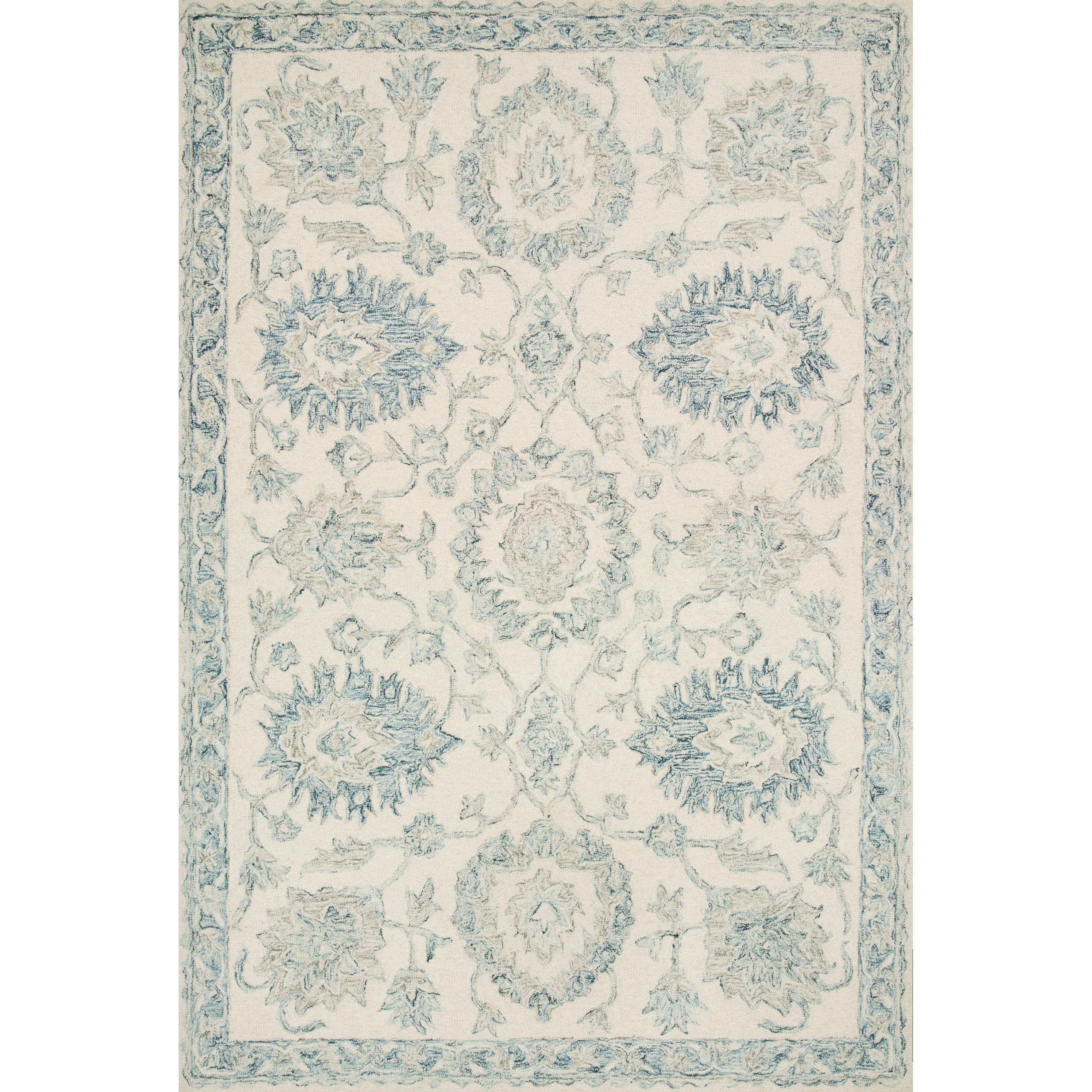 Alexander Home Annabelle Botanical Vineyard Hand-Hooked Wool Rug