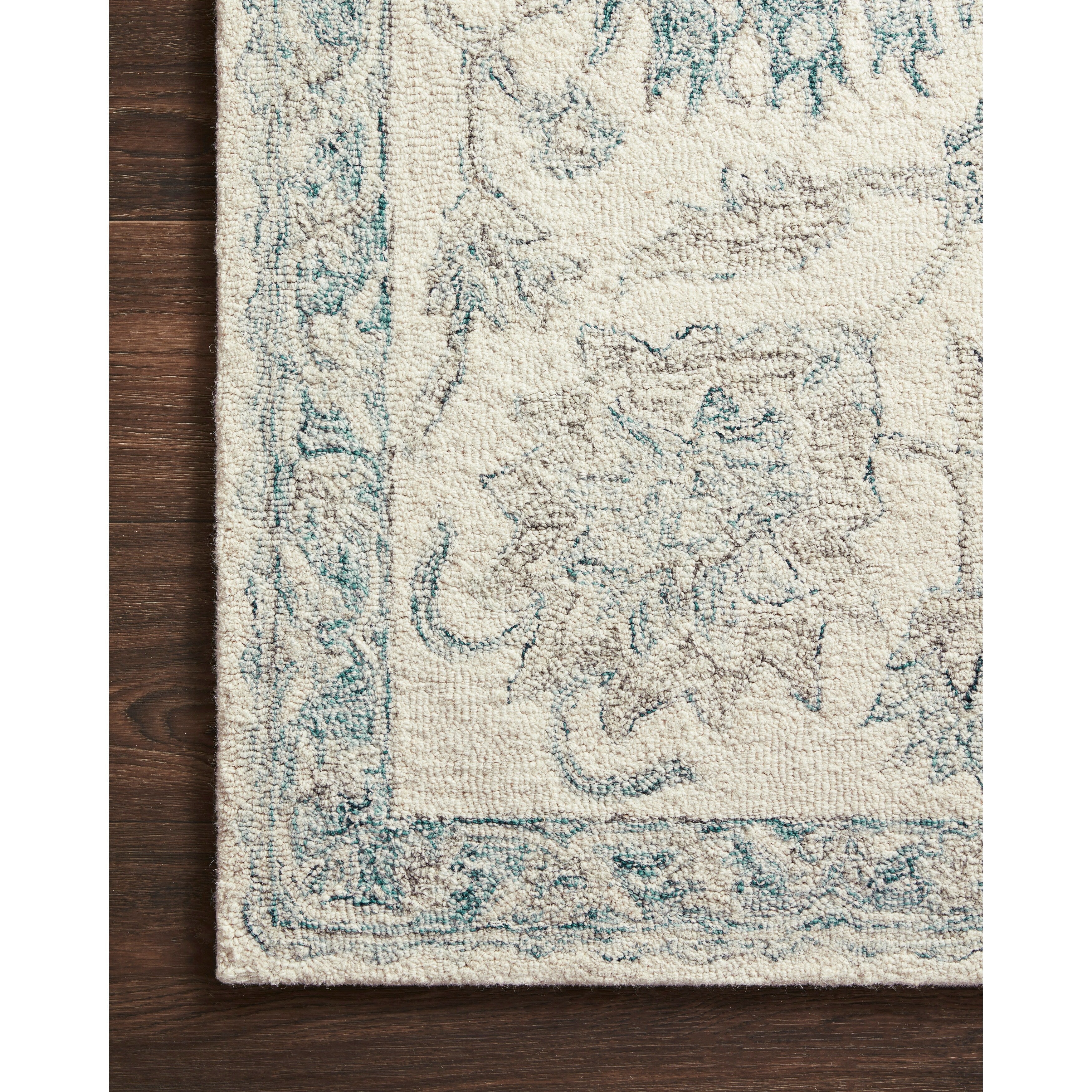 Alexander Home Annabelle Botanical Vineyard Hand-Hooked Wool Rug