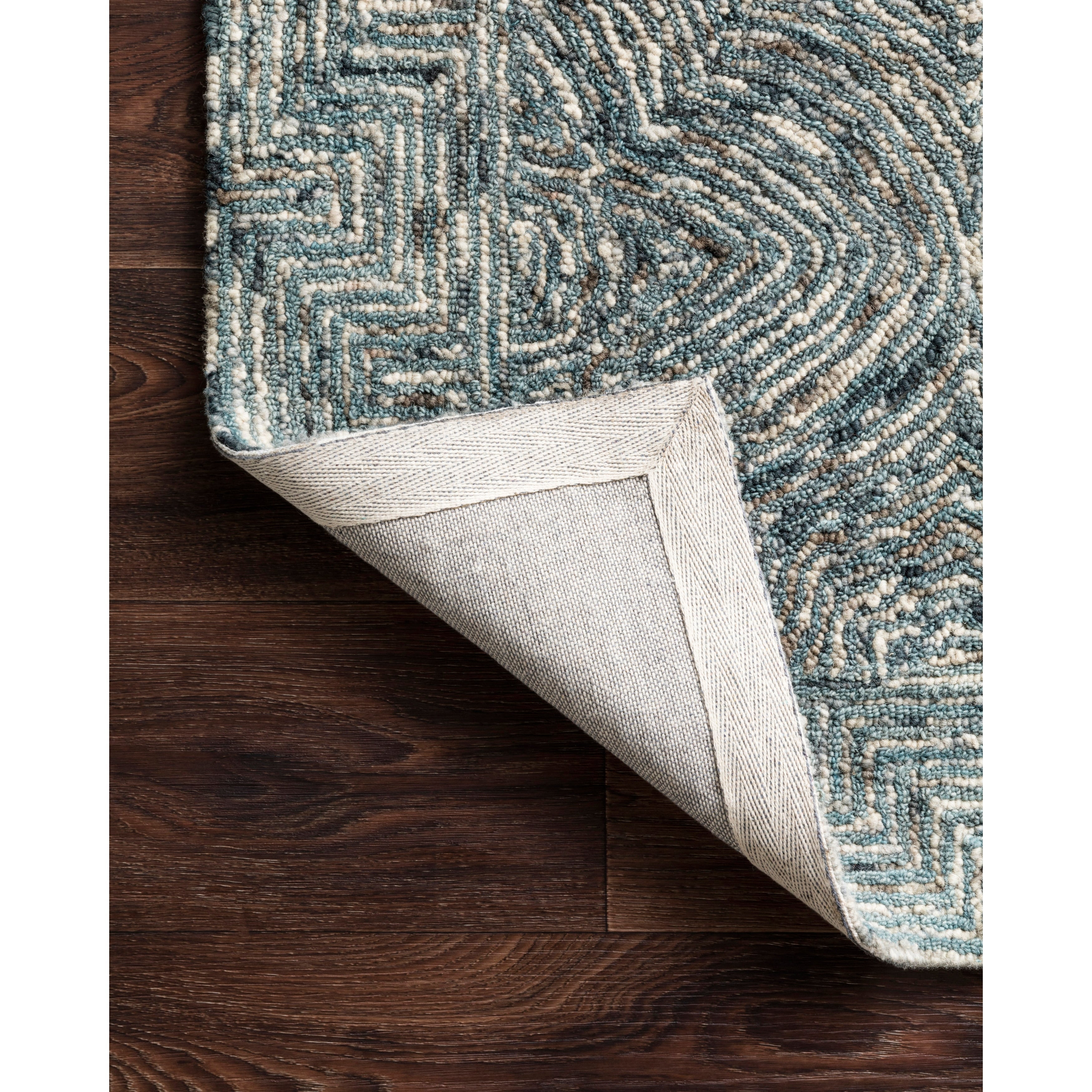 Alexander Home Aspen Denim Wool Hand-tufted Contemporary Area Rug