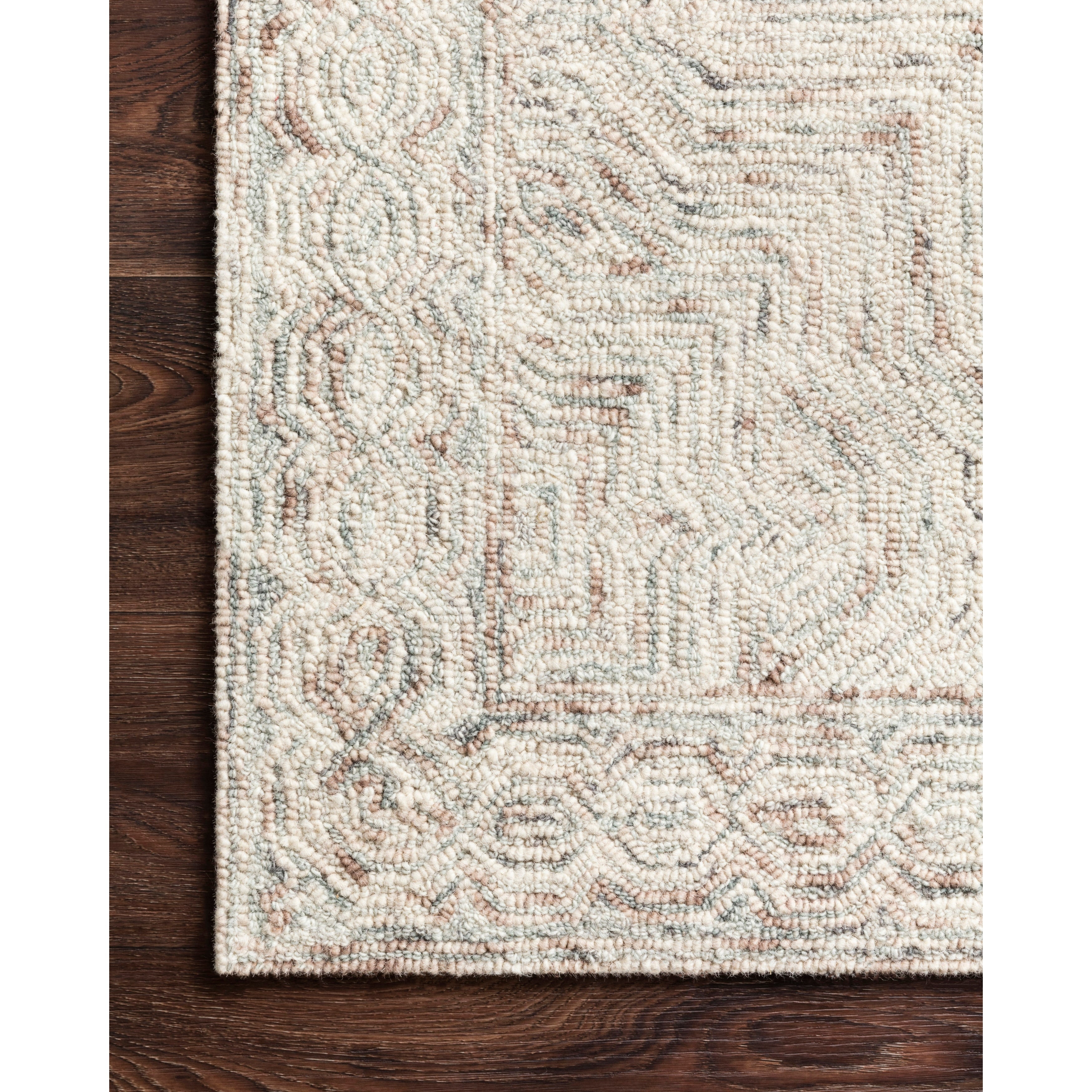 Alexander Home Aspen Neutral Hand-tufted Contemporary Wool Rug