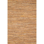 Alexander Home Farmhouse Jute and Leather Handwoven Area Rug