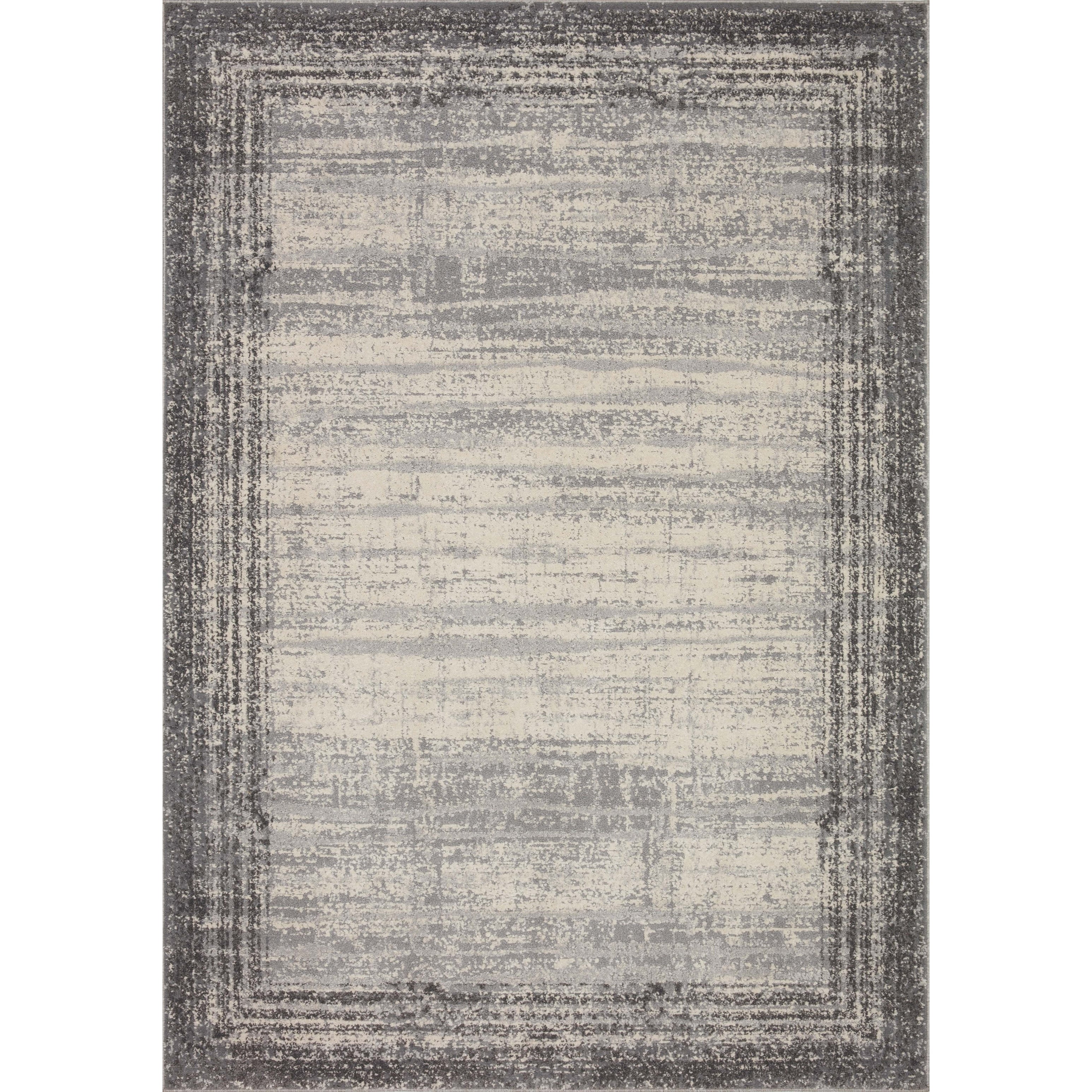 Alexander Home Grant Modern Abstract Border Area Rug
