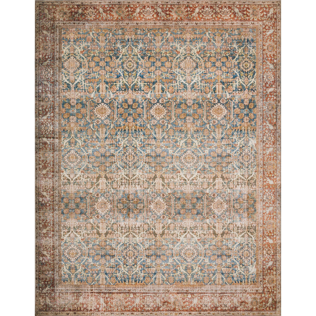 Alexander Home Isabelle Boho Vintage Botanical Pattern Area Rug