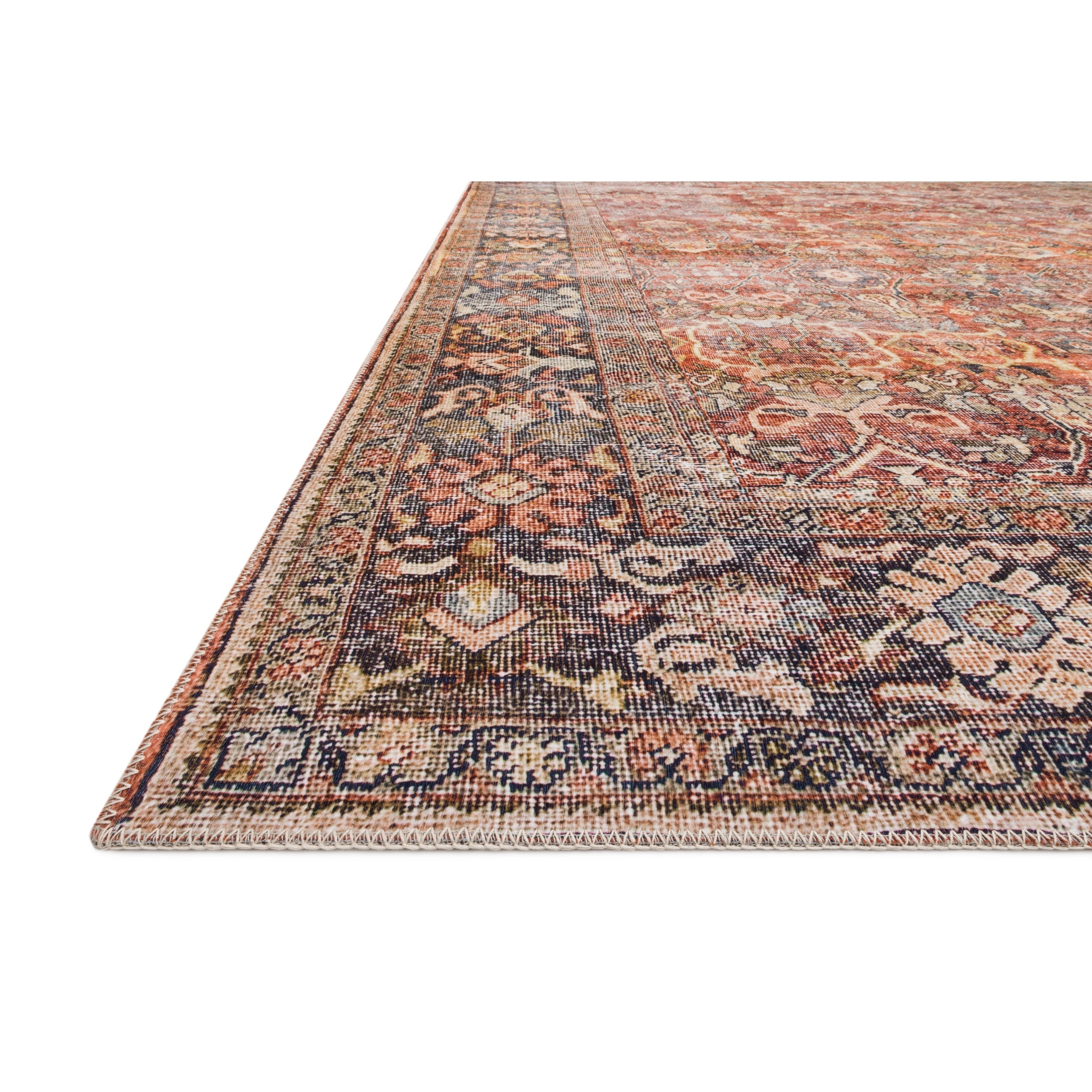 Alexander Home Isabelle Vintage Border Printed Area Rug