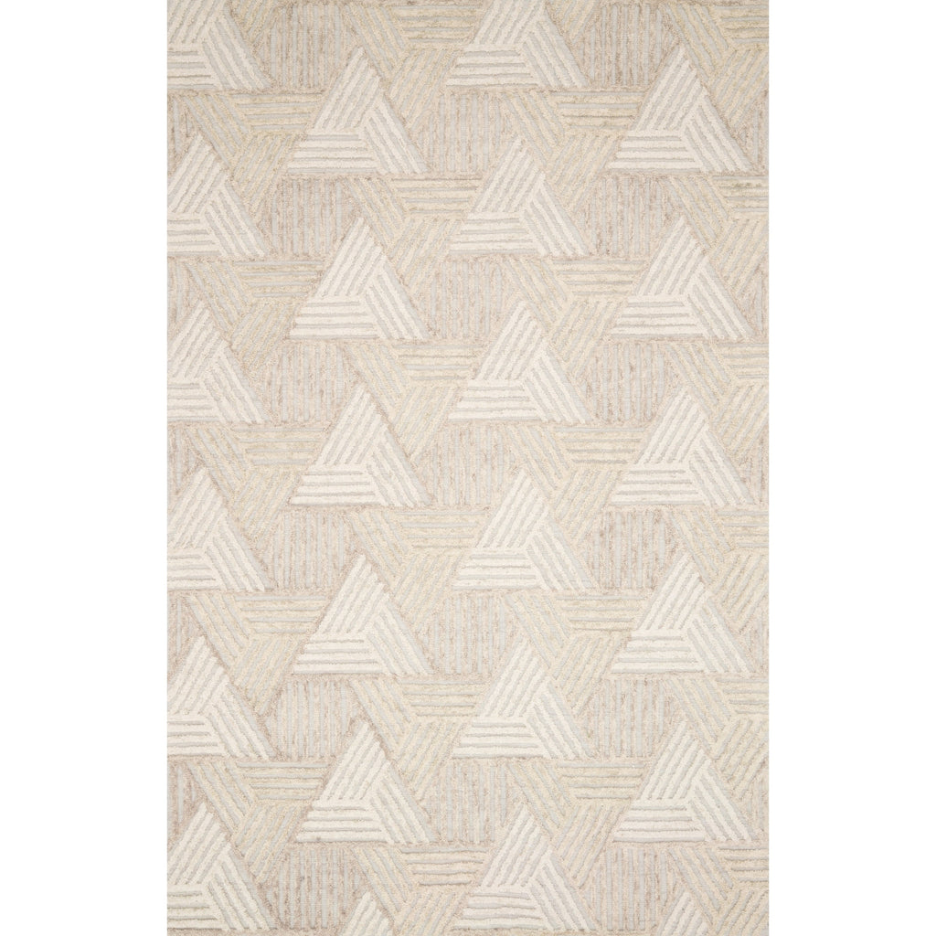 Alexander Home Kanarra Hand-Tufted Geometric Modern Wool Area Rug