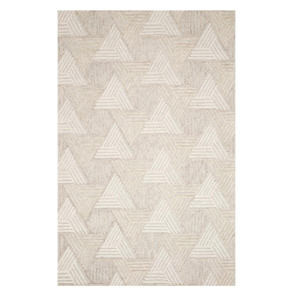 Alexander Home Kanarra Hand-Tufted Geometric Modern Wool Area Rug