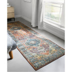 Alexander Home Leanne Transitional Aztec Vintage Printed Area Rug