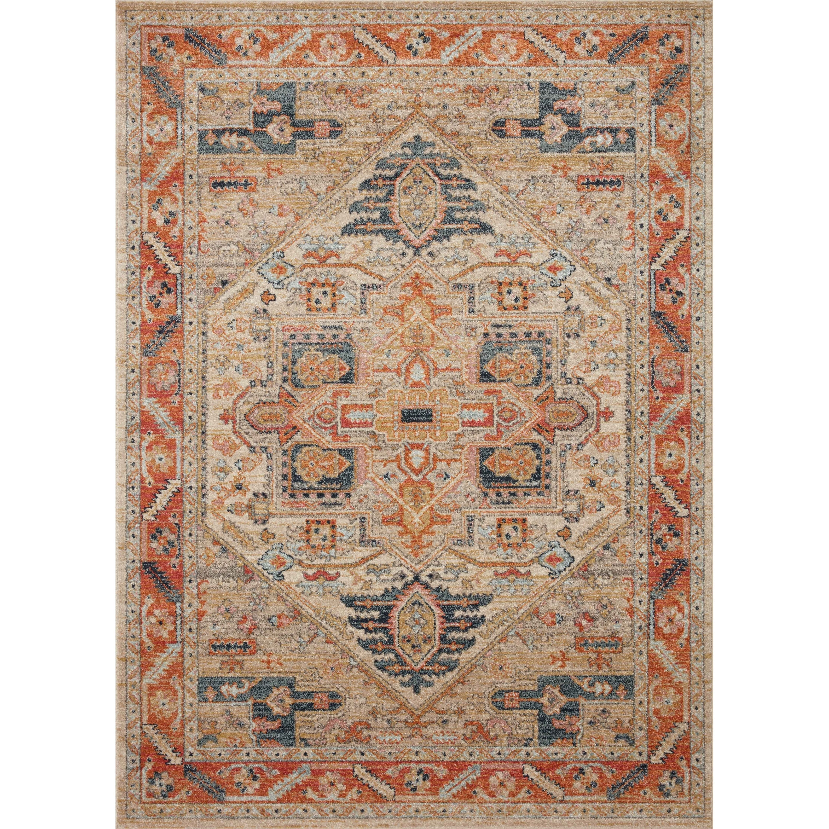 Alexander Home Luxe Antiqued Distressed Boho Area Rug