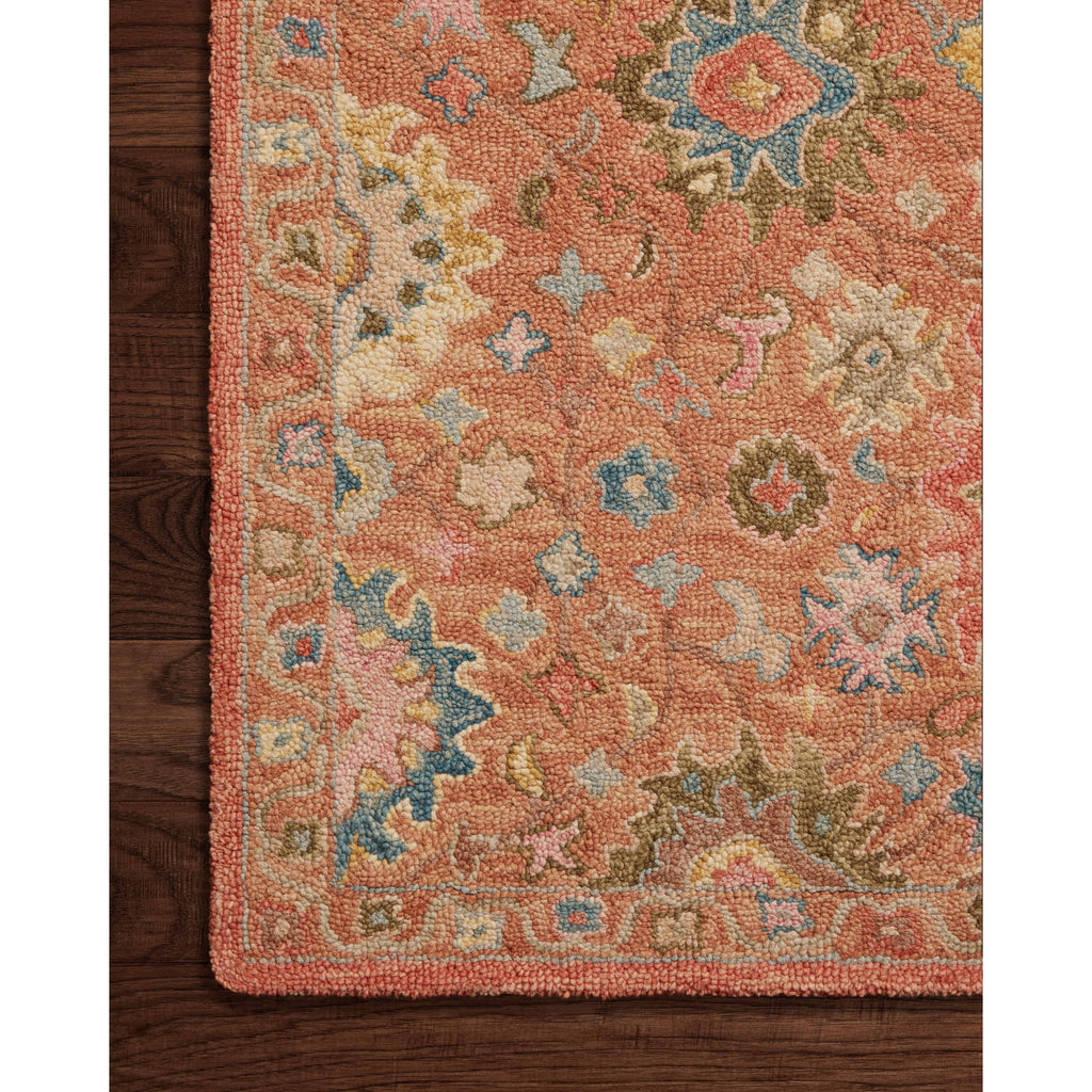 Alexander Home Megan Floral Hand-Hooked 100% Wool Area Rug