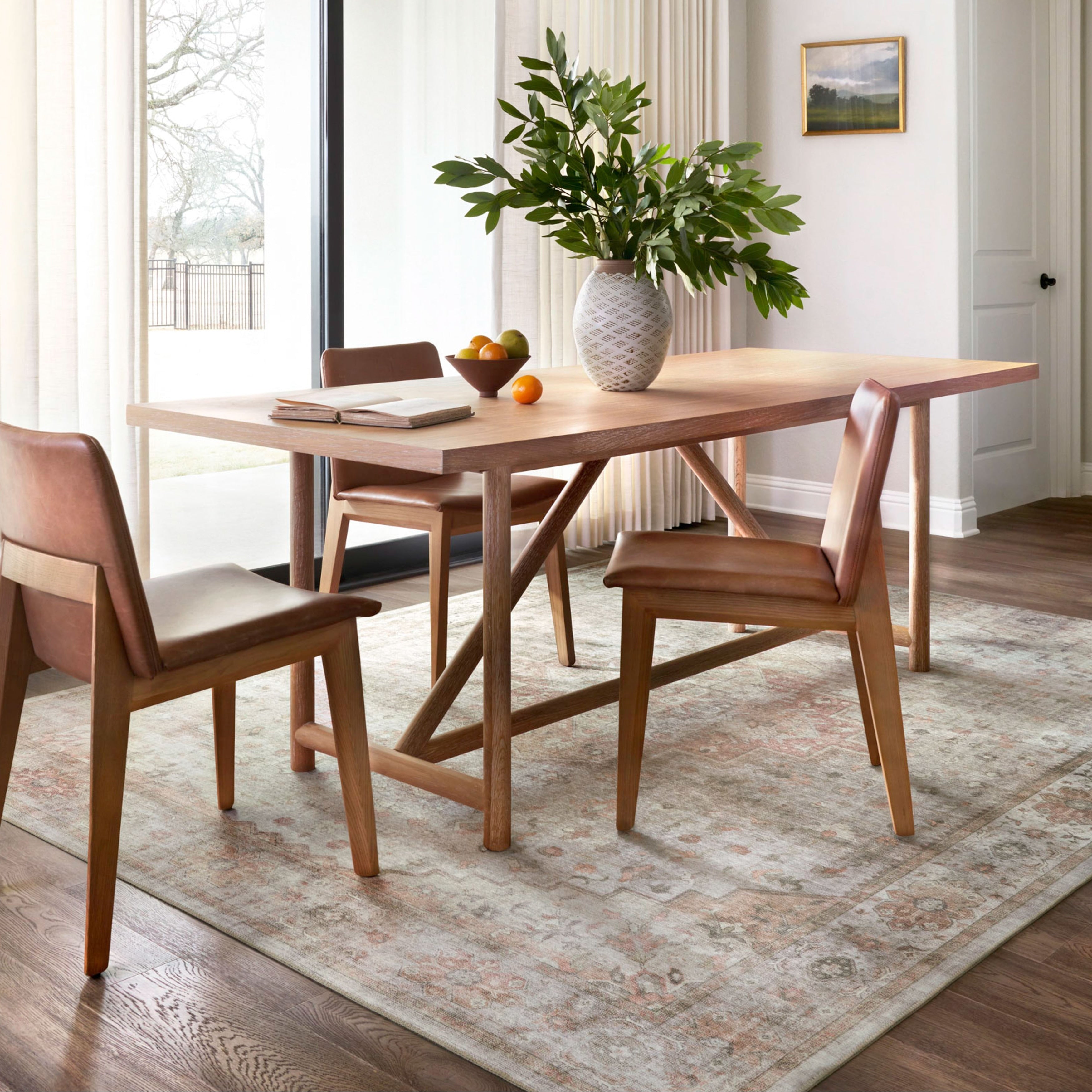 Alexander Home Meghan Distressed Vintage Area Rug