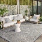 Alexander Home Renee Geometric Modern Indoor / Outdoor Rug
