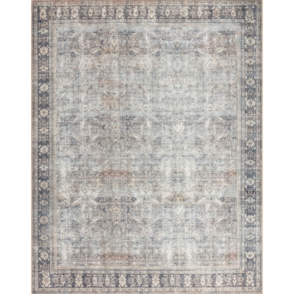 Alexander Home Sophia Distressed Grey Oriental Area Rug