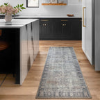 Alexander Home Sophia Distressed Grey Oriental Area Rug