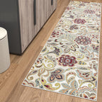 Decora Farmhouse Floral Indoor Area Rug