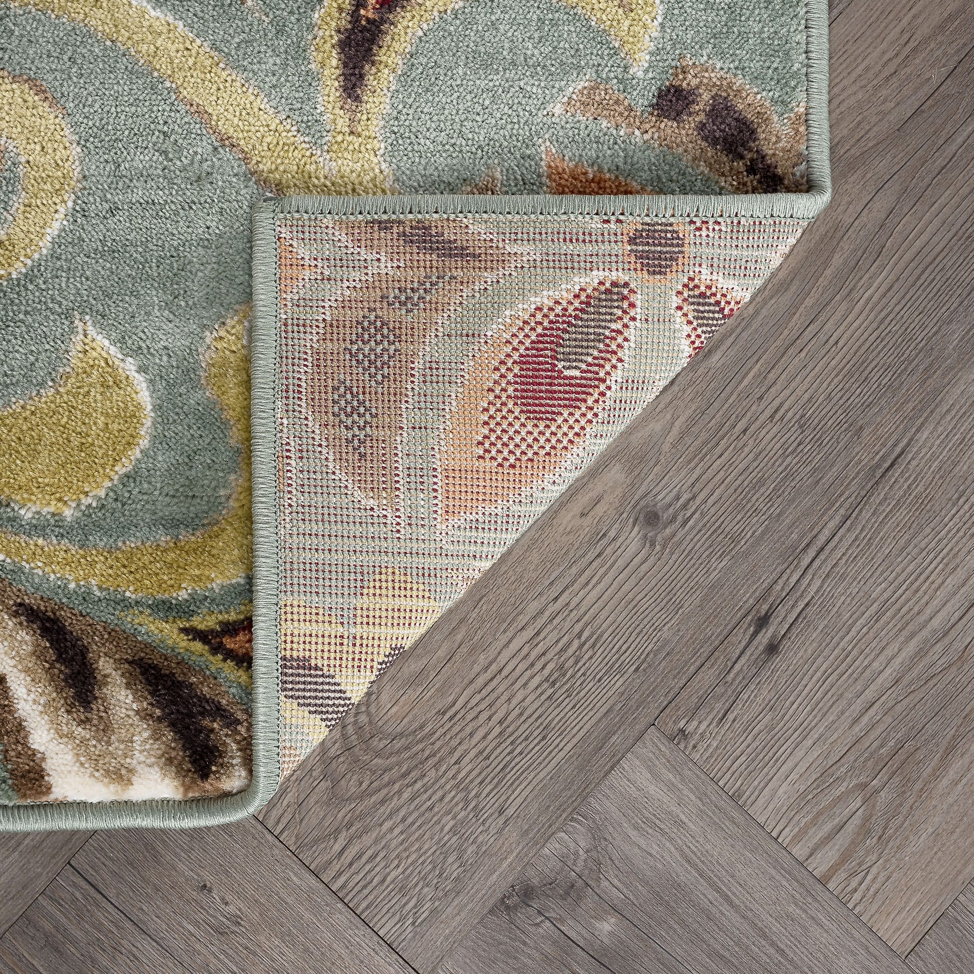 Decora Farmhouse Floral Indoor Area Rug