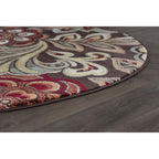 Decora Farmhouse Floral Indoor Area Rug