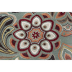 Decora Farmhouse Floral Indoor Area Rug
