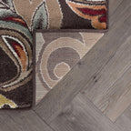 Decora Farmhouse Floral Indoor Area Rug