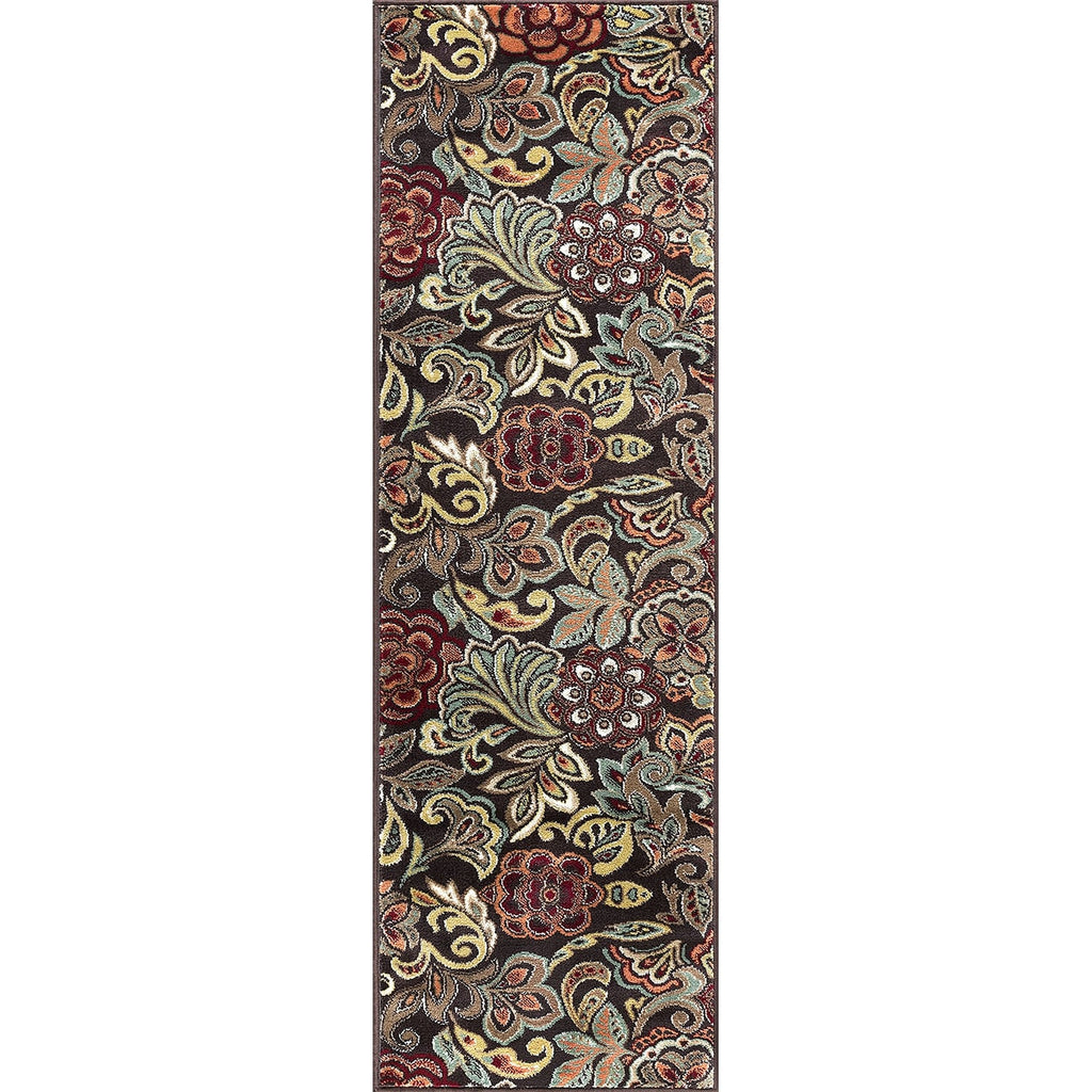 Decora Farmhouse Floral Indoor Area Rug