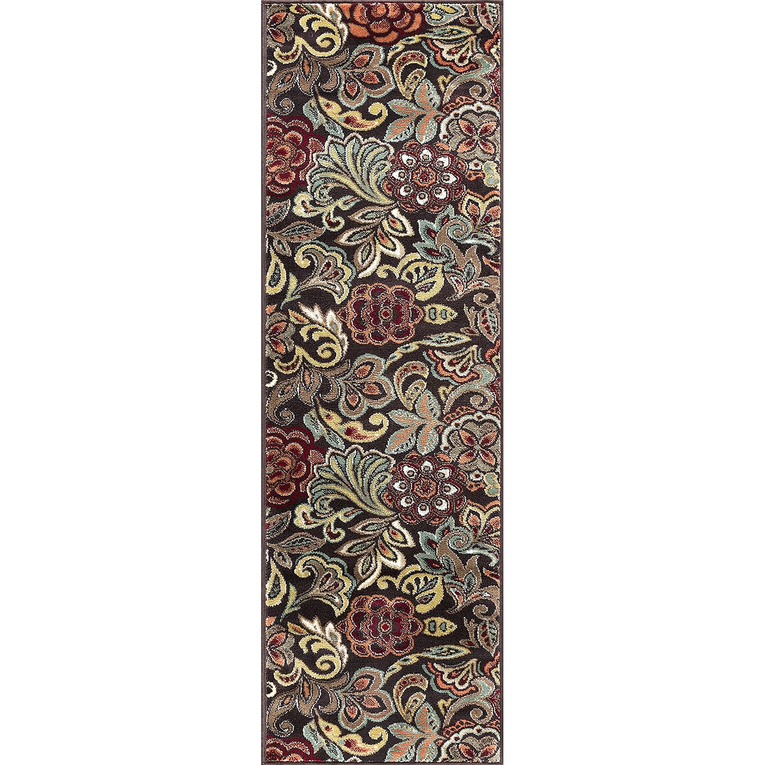 Decora Farmhouse Floral Indoor Area Rug
