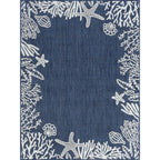 Exo Coastal Graphic Print Indoor/Outdoor Area Rug