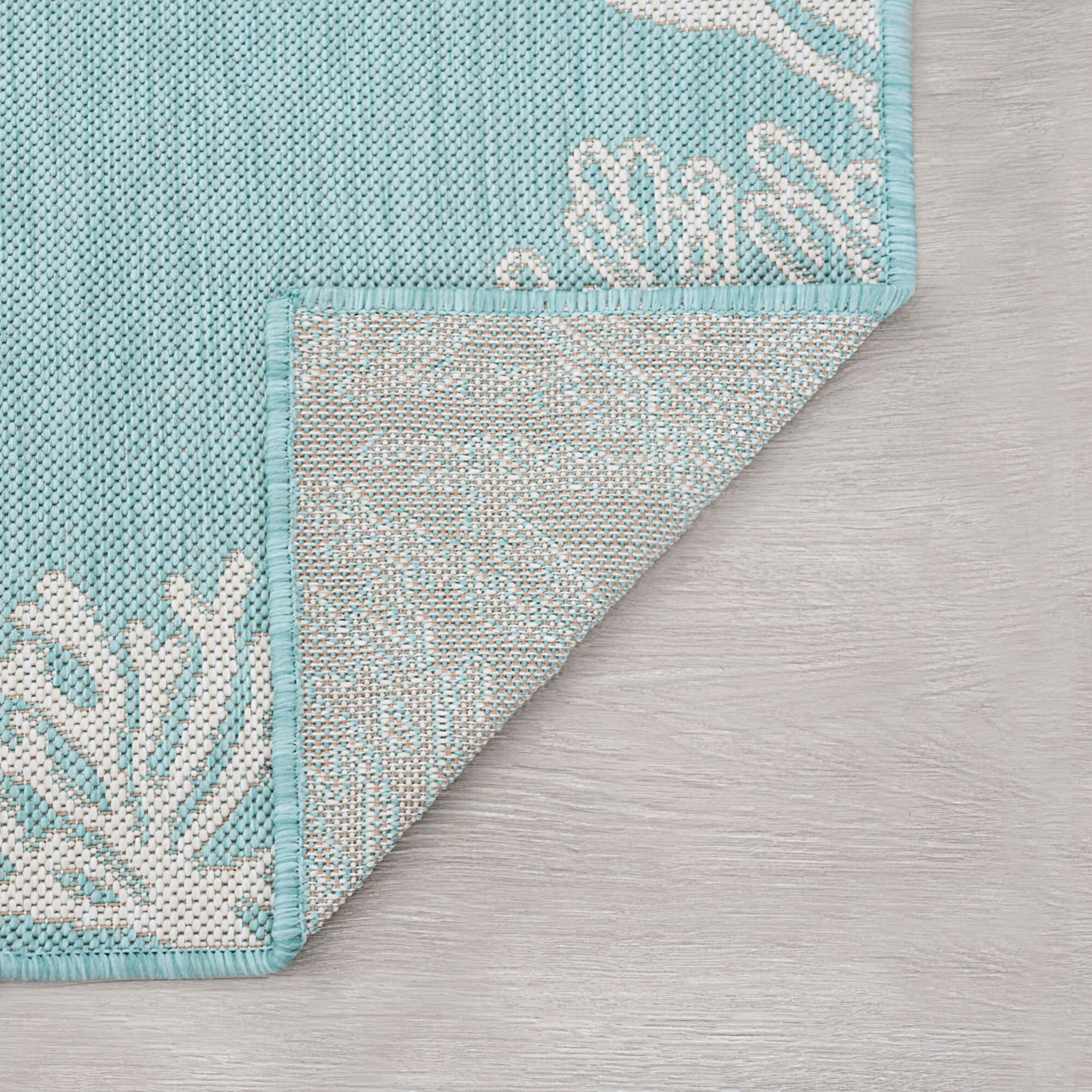 Exo Coastal Graphic Print Indoor/Outdoor Area Rug