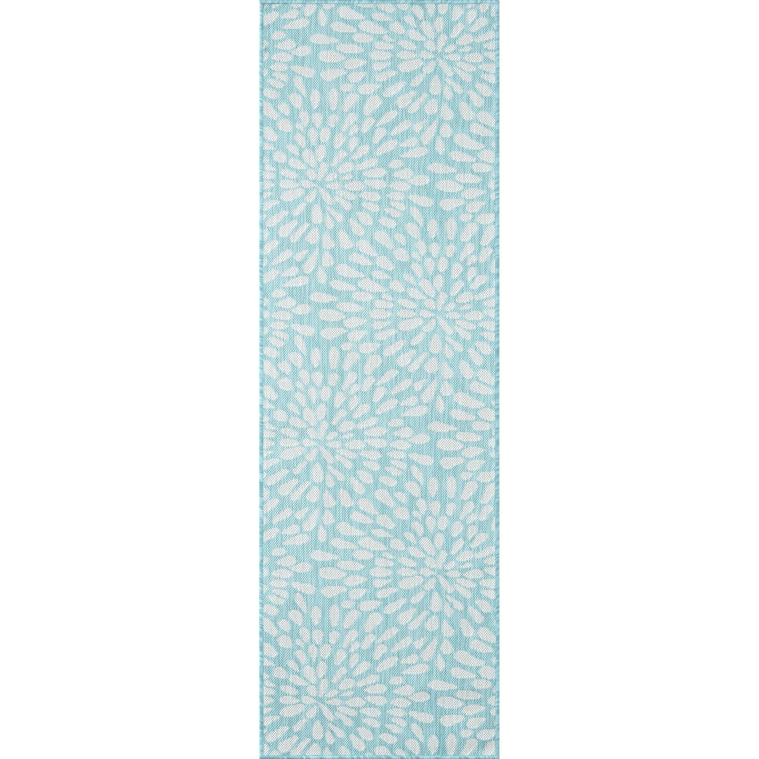 Exo Coastal Floral Indoor/Outdoor Area Rug