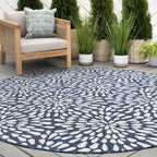 Exo Coastal Floral Indoor/Outdoor Area Rug