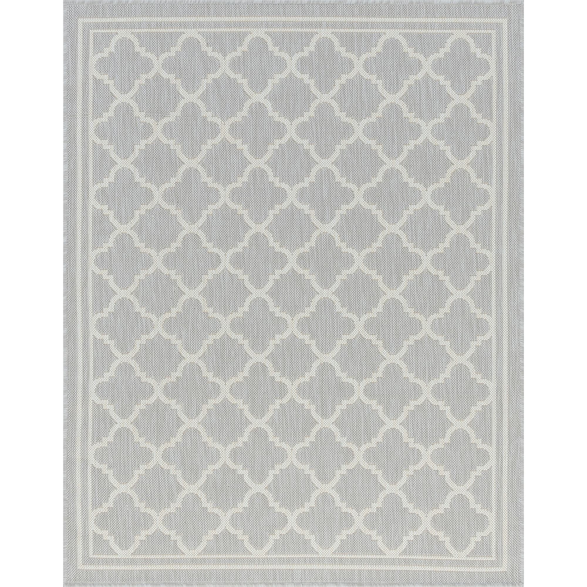 Exo Coastal Geometric Indoor/Outdoor Area Rug