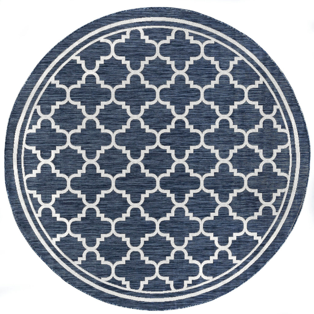 Exo Coastal Geometric Indoor/Outdoor Area Rug