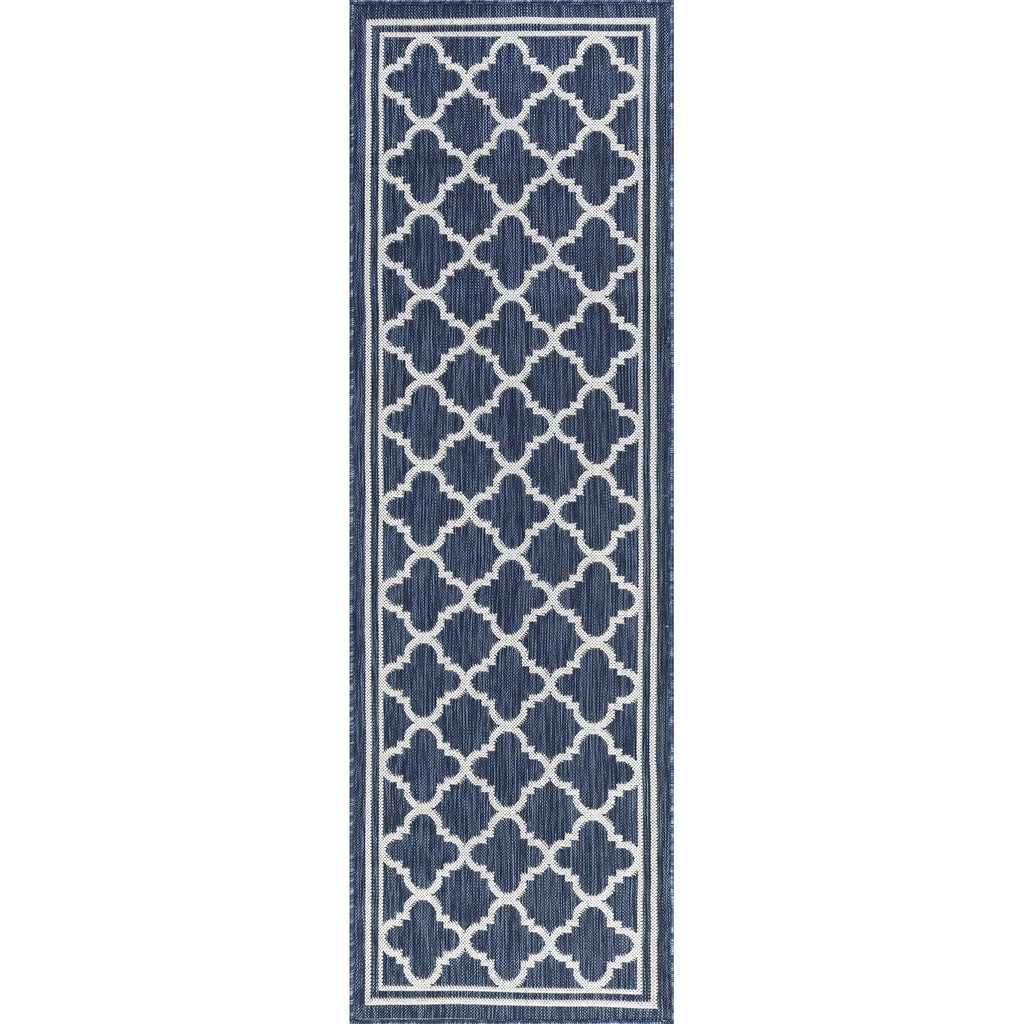 Exo Coastal Geometric Indoor/Outdoor Area Rug