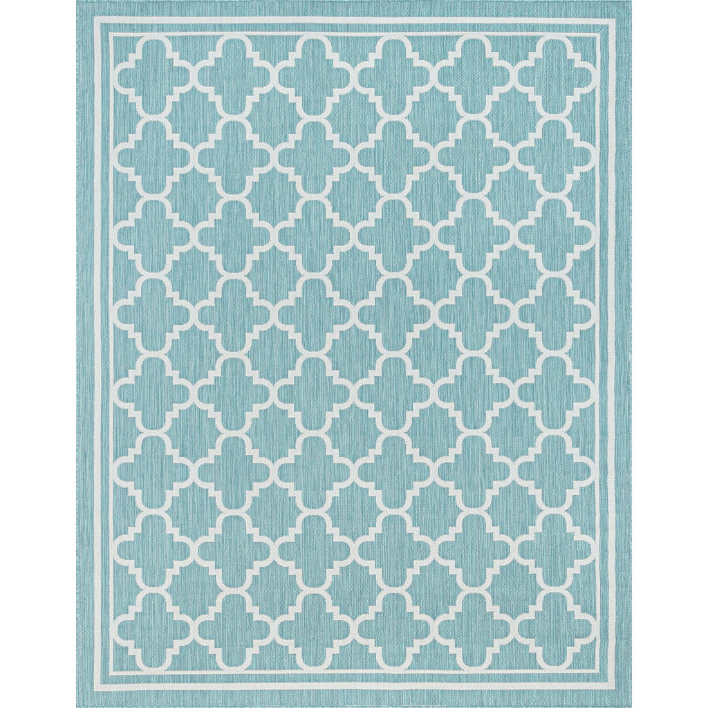 Exo Coastal Geometric Indoor/Outdoor Area Rug